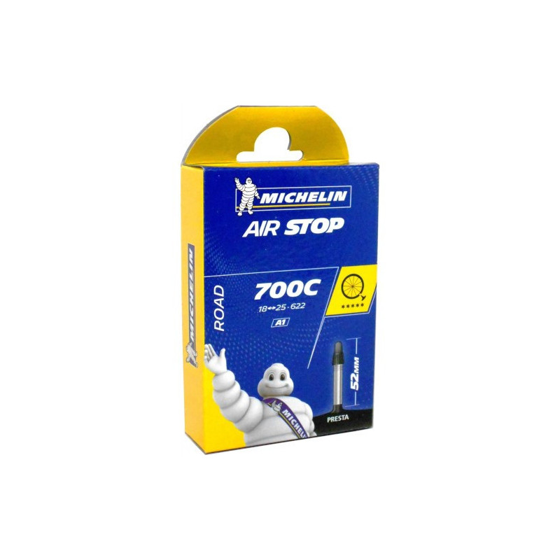 Michelin Cámara de Aire 700 * 18-25 Valve 52mm Presta