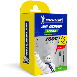 Michelin Chambre à Air 700C * 22 -23 Presta 60 mm Latex