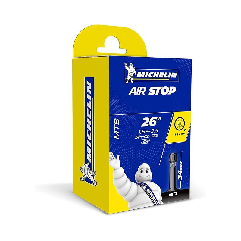 Michelin Chambre à Air 26" * 1.5 - 2.5 Schrader 34mm