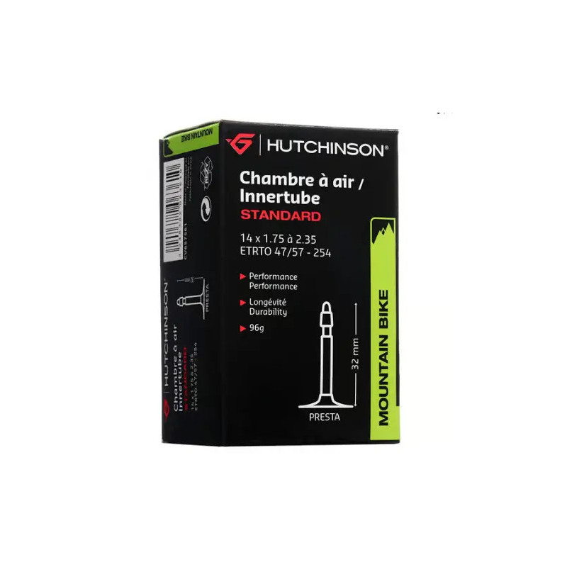 Hutchinson Camara de Aire MTB 14 x 1.75 - 2.35 Presta 32mm