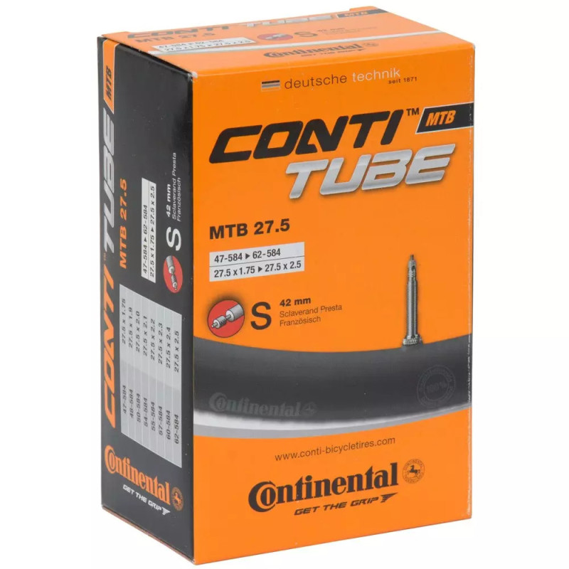 Continental Chambre à Air VTT 27,5" x 1,75 - 2,5 Presta 42mm