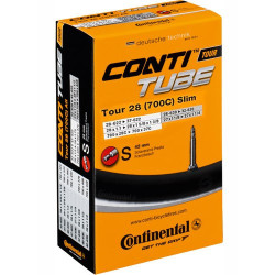 Continental Cámara de aire Tour 28" x 28C - 37C Presta 42mm